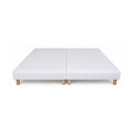 Sommier Tapissier 160x200 Blanc Capitonné - Maxiconfort
