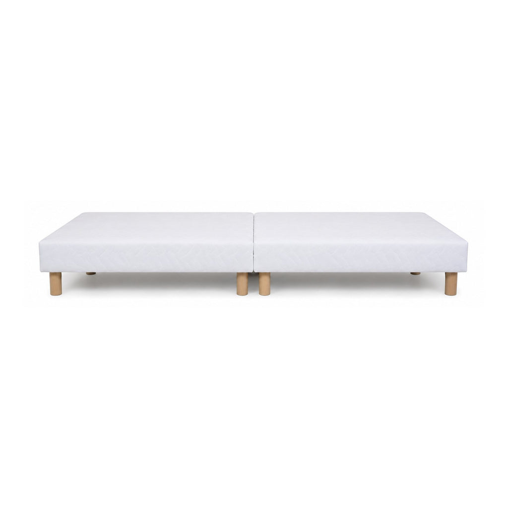 Sommier Tapissier 160x200 Blanc Capitonné - Maxiconfort