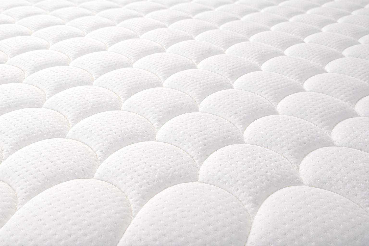 Ensemble 160x200 Queen Size - Matelas Mémoire de Forme 20cm + Sommier Tapissier Blanc Capitonné