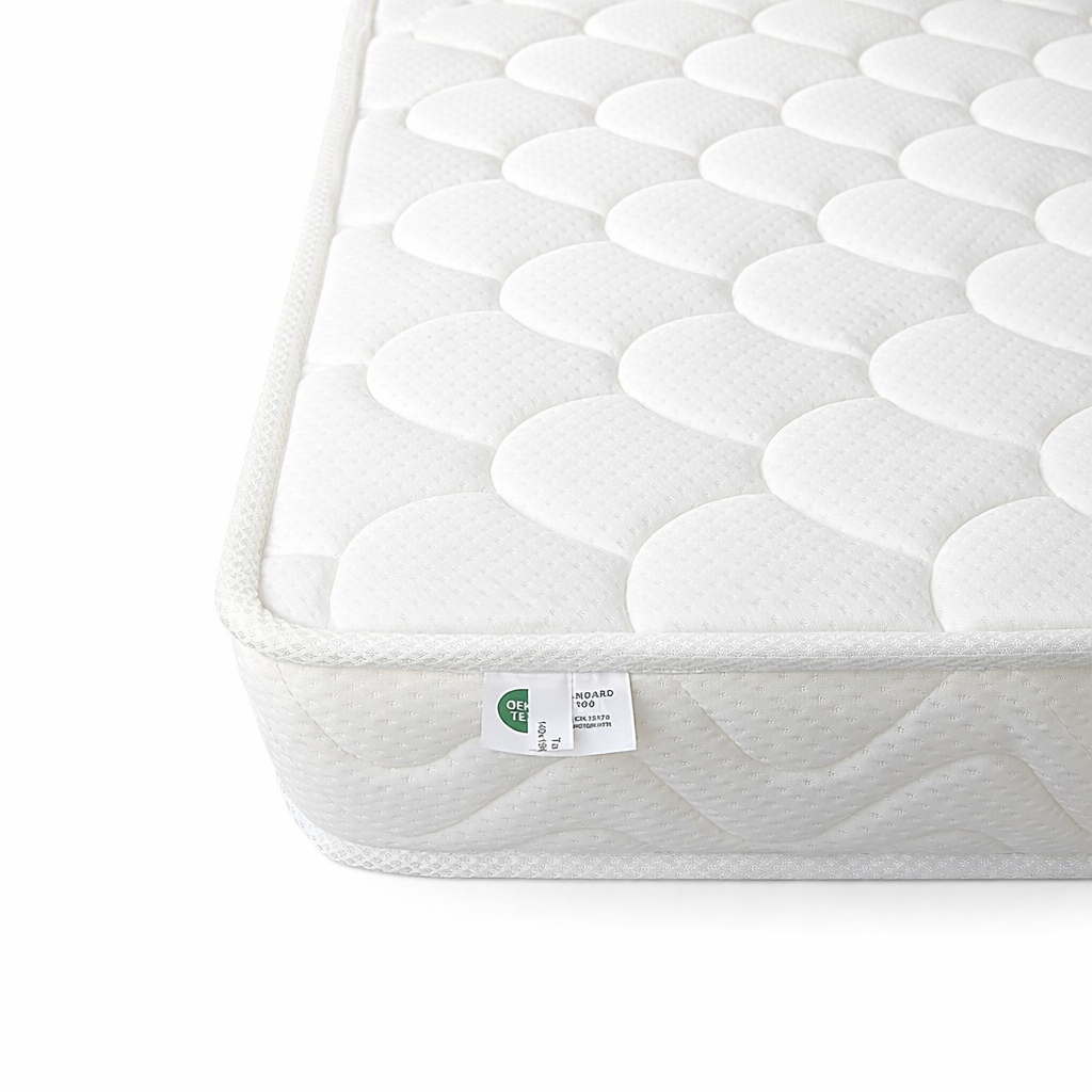 Ensemble 140x190 Matelas Dodo Confort Mémoire de Forme 15cm + Sommier Bois à Lattes  -