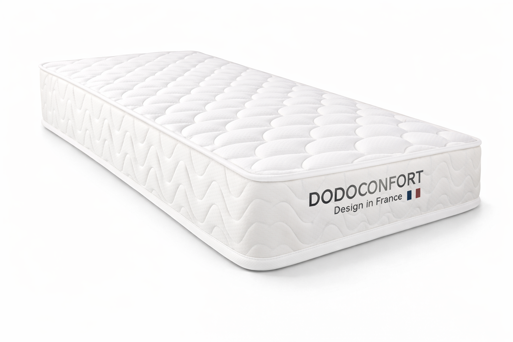 Matelas 90x200 Dodo Confort Mémoire de Forme 20 cm - Ferme et Confortable - Certifié OEKO-TEX