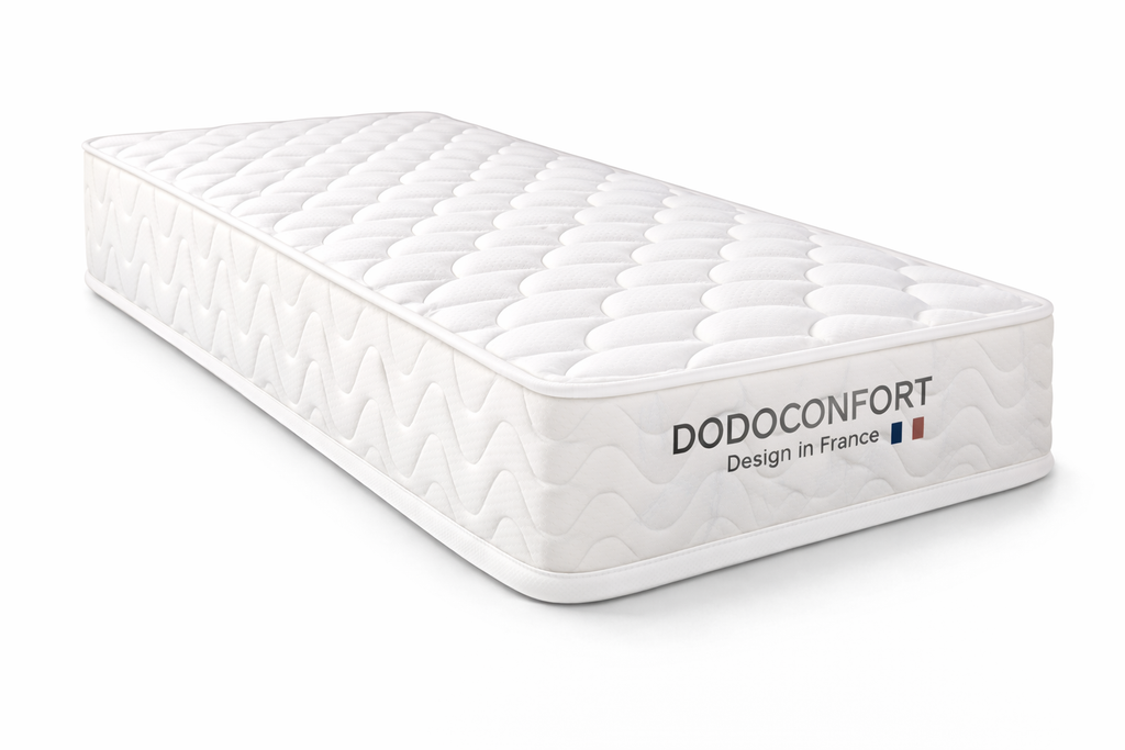 Matelas 90x190 Mémoire de Forme 20 cm - Ferme et Confortable - Certifié OEKO-TEX
