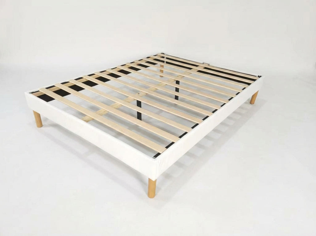 Ensemble 140x190 Matelas Dodo Confort Mémoire de Forme 15cm + Sommier Bois à Lattes  -