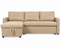 Canape d'Angle Convertible 5 Places Beige - vue 1