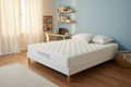 Ensemble Matelas 15cm Sommier 140x190 ambiance jeune adulte