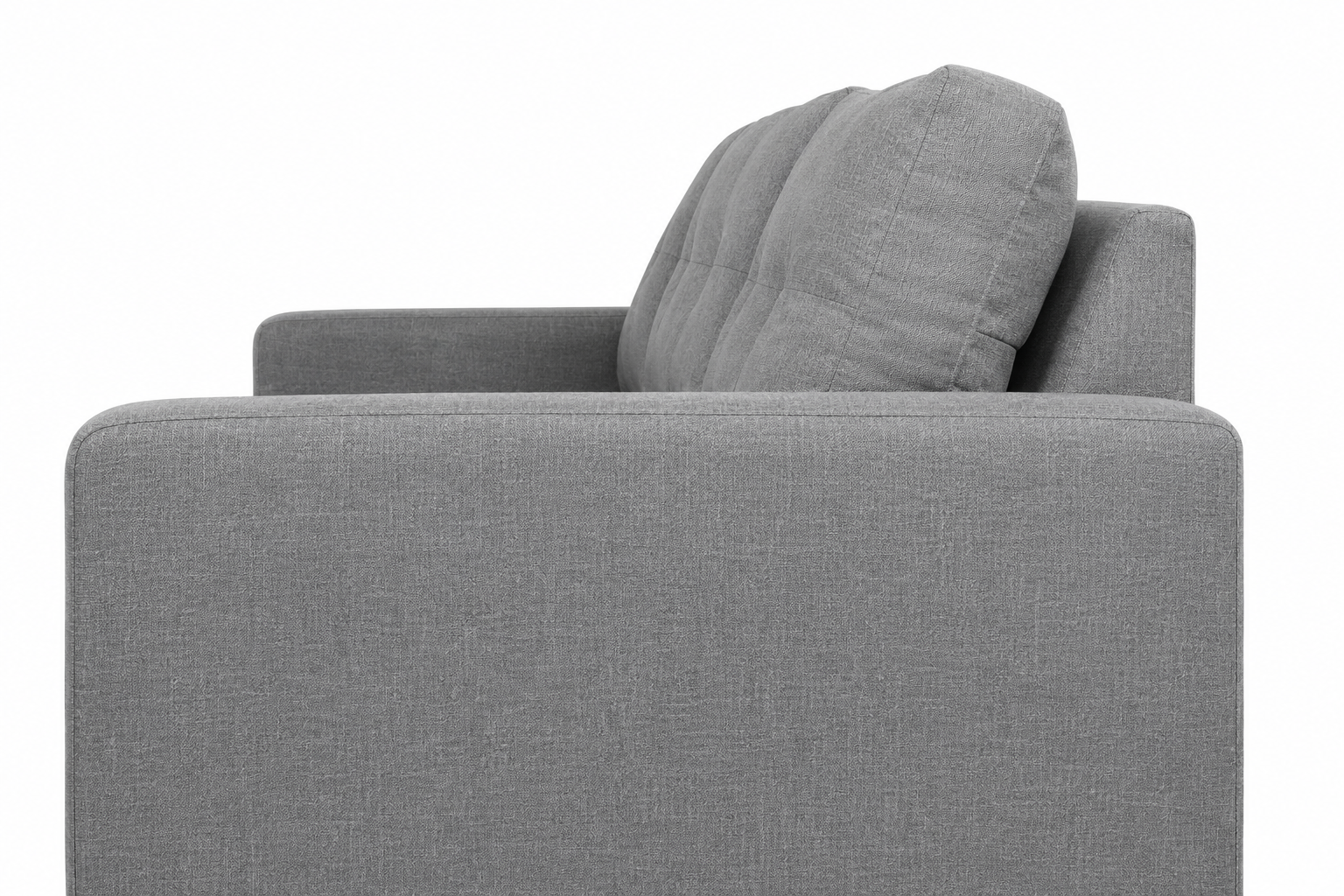 Canape d'Angle Convertible 5 Places Gris - vue 3
