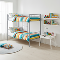Lit Superposé Métallique DUO 90x190 - Structure Robuste & Design Moderne pour 2 personnes