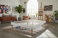 Sommier 140x200 ambiance artistique originale